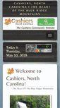 Mobile Screenshot of cashiersnorthcarolina.org